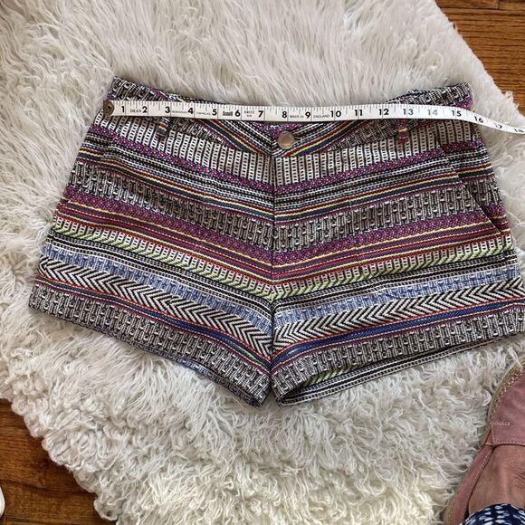 Rebecca Minkoff Women’s 4 Multicolor Andy Cotton Shorts - Picture 8 of 13